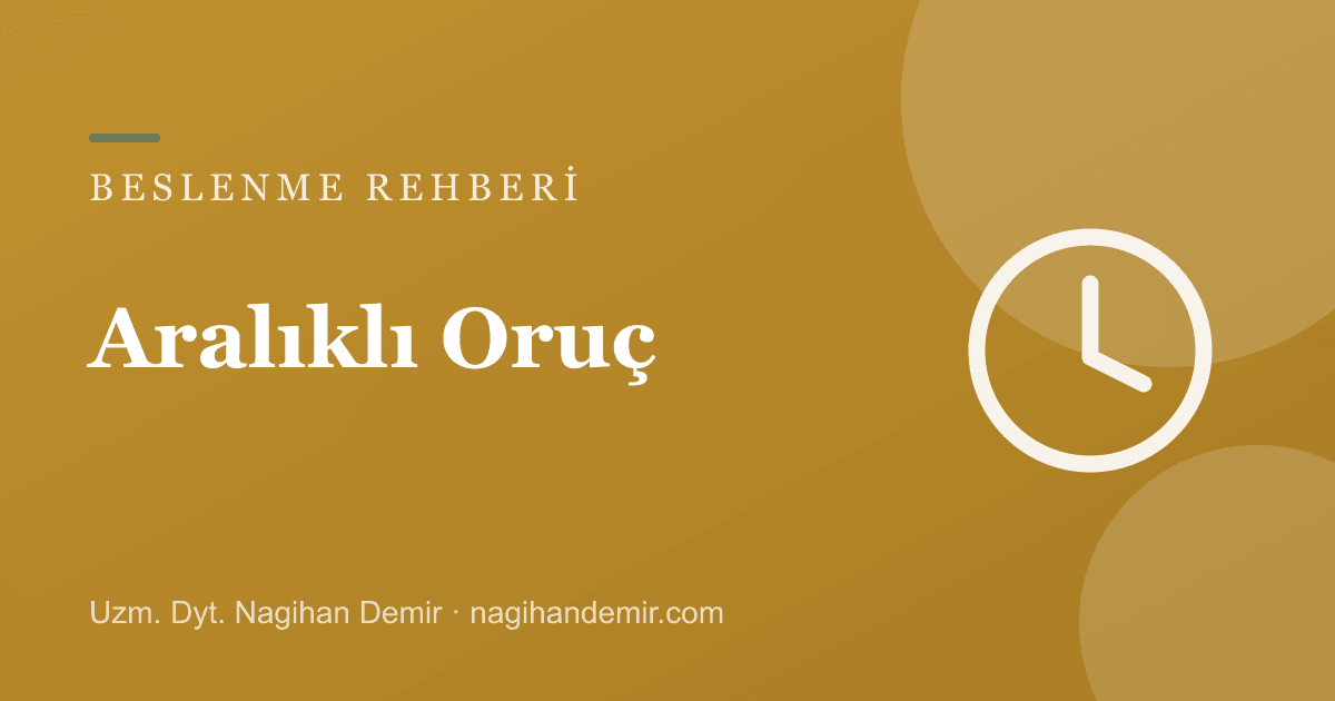 Aralıklı Oruç (Intermittent Fasting) Gerçekten Zayıflatır mı?