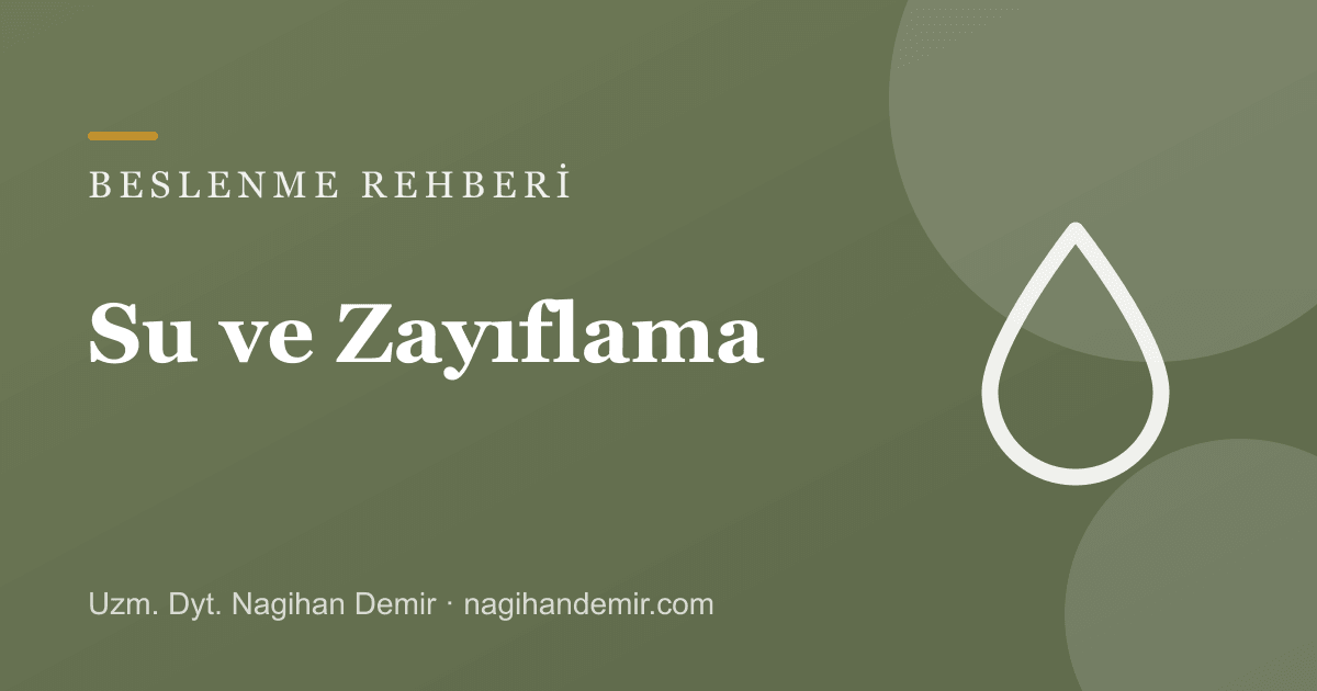 Su İçmek Zayıflatır mı? Günde Kaç Litre Su İçmeliyiz?